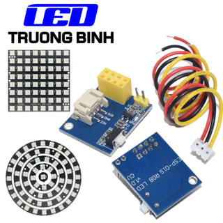 ESP8266 ESP-01 ESP-01S MODULE ĐIỀU KHIỂN ĐÈN LED FULL MÀU WS2812B 5V HỖ TRỢ DIY ARDUINO