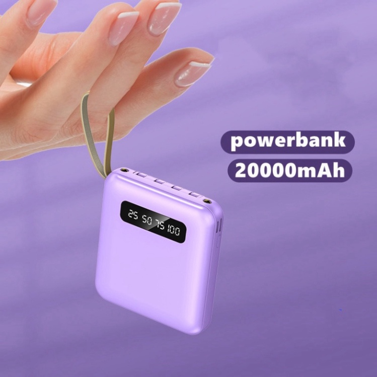Sạc Dự Phòng 20000mAh Tích Hợp 4 Cổng Sạc Màn Hình Led Bảo Hành 6 Tháng
