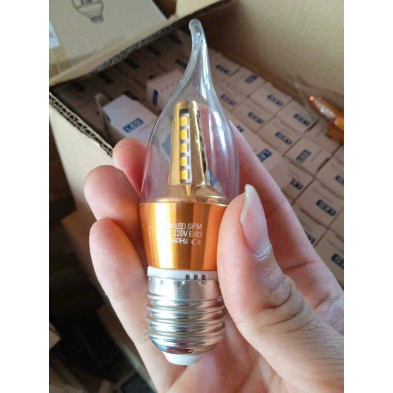 [ COMBOR 10 QUẢ BÓNG LED RÂU E14] 10 bóng led đui e14