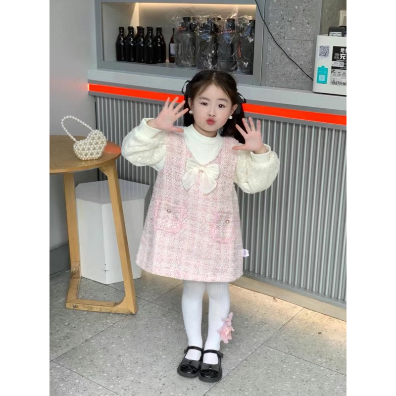 SET 2 MÓN VÁY+ÁO TAY BỒNG