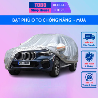 Bạt Phủ Ô Tô ⚡️𝐅𝐑𝐄𝐄 𝐒𝐇𝐈𝐏⚡️ Bạt Che Ô Tô Tráng Nhôm 3 Lớp Cao Cấp | Chống Nắng Mưa  | Bảo Hành 3 Tháng !