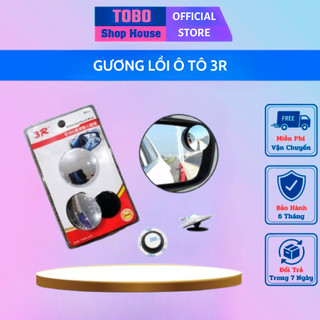 Bộ 2 Gương Cầu Lồi Xóa Điểm Mù | Mở Rộng Tầm Nhìn Khi Lùi | An Toàn Khi Lùi Xe | Bảo Hành 1 Đổi  1 !