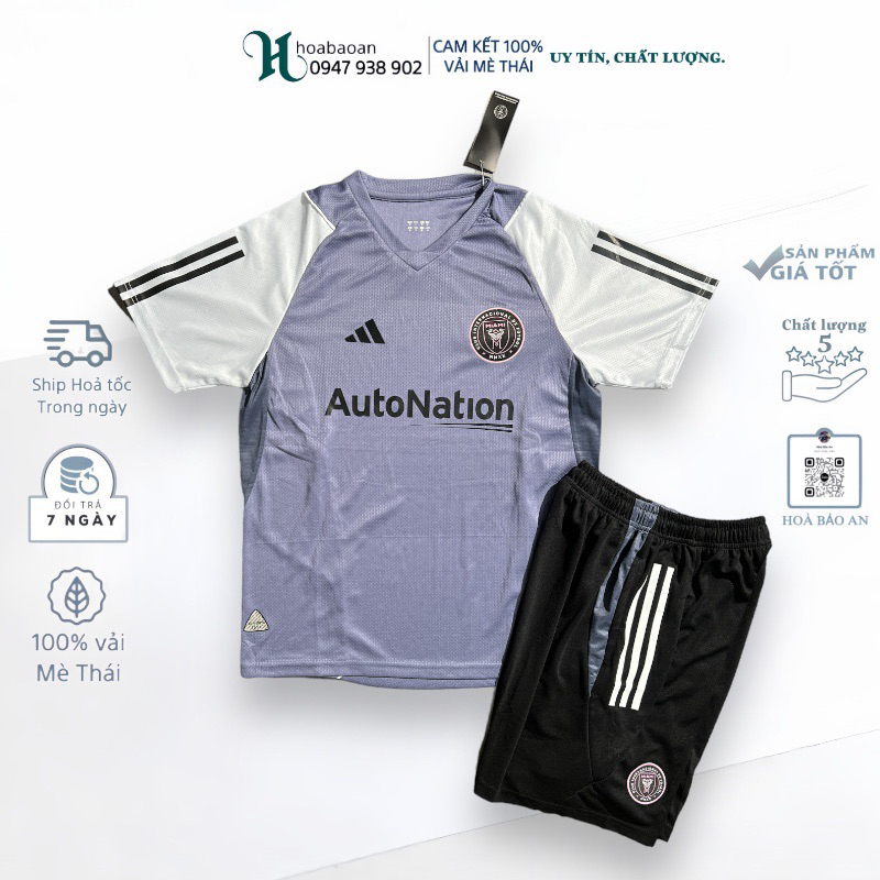 Bộ quần áo bóng đá CLB Miami training mùa 23/24 quần có túi_Hàng cao cấp / Vải mè