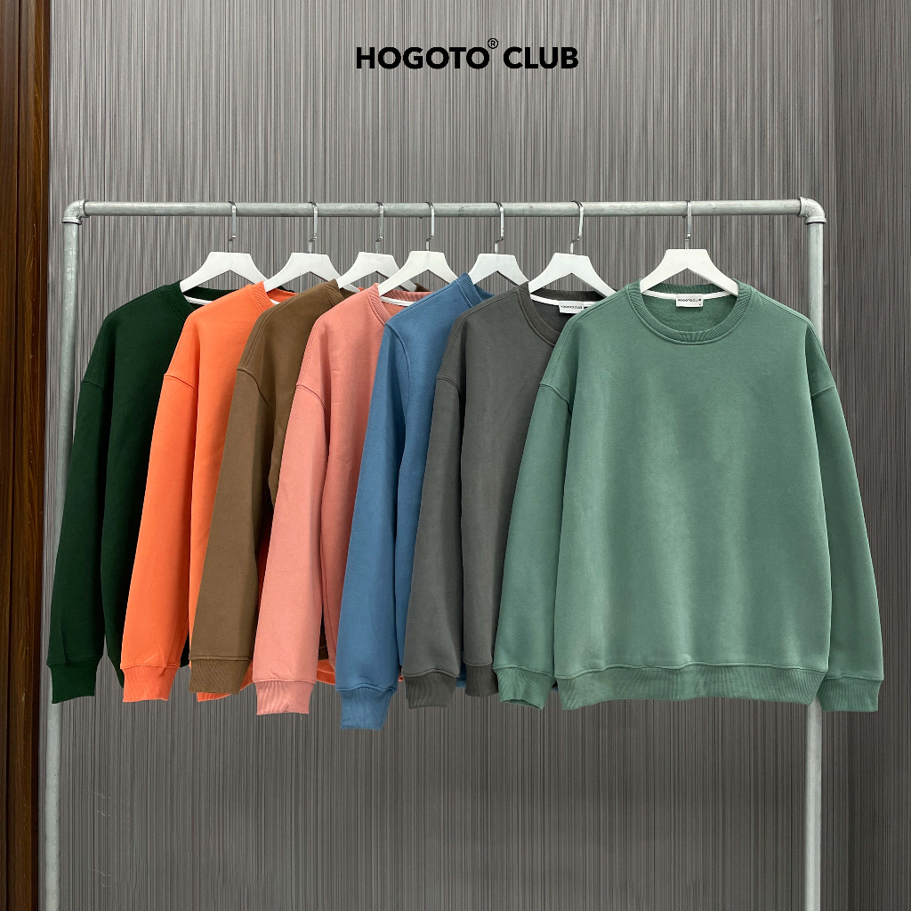 Áo Nỉ bông SWEATER HOGOTO.CLUB , áo SWEATER nam nữ nỉ bông cotton