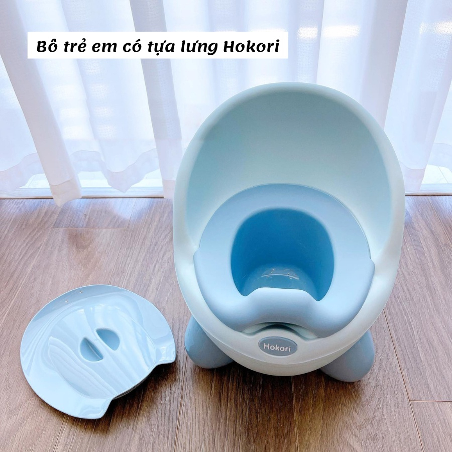 Bô cho bé đi vệ sinh có tựa lưng việt nhật - Ghế bô cho bé gái, bé trai