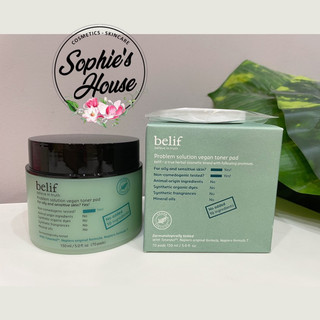 Toner pad cho da dầu mụn BELIF Problem Solution Vegan Toner Pad