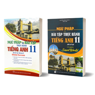 Sách - combo ngữ pháp và bài tập th tiếng anh 11 - bám sát sgk tiếng anh 11 - global success + i-learn smart world