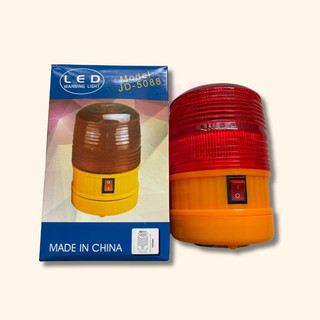 Đèn cảnh báo nguy hiểm,dùng pin quay,đế nam châm JD-5088