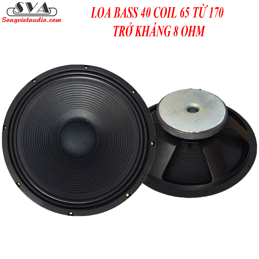 Củ loa bass 40 COIL 65 TỪ 170 hàng nhập TRỞ KHÁNG 4 Ohm &amp; 8 ohm - 1 CẶP