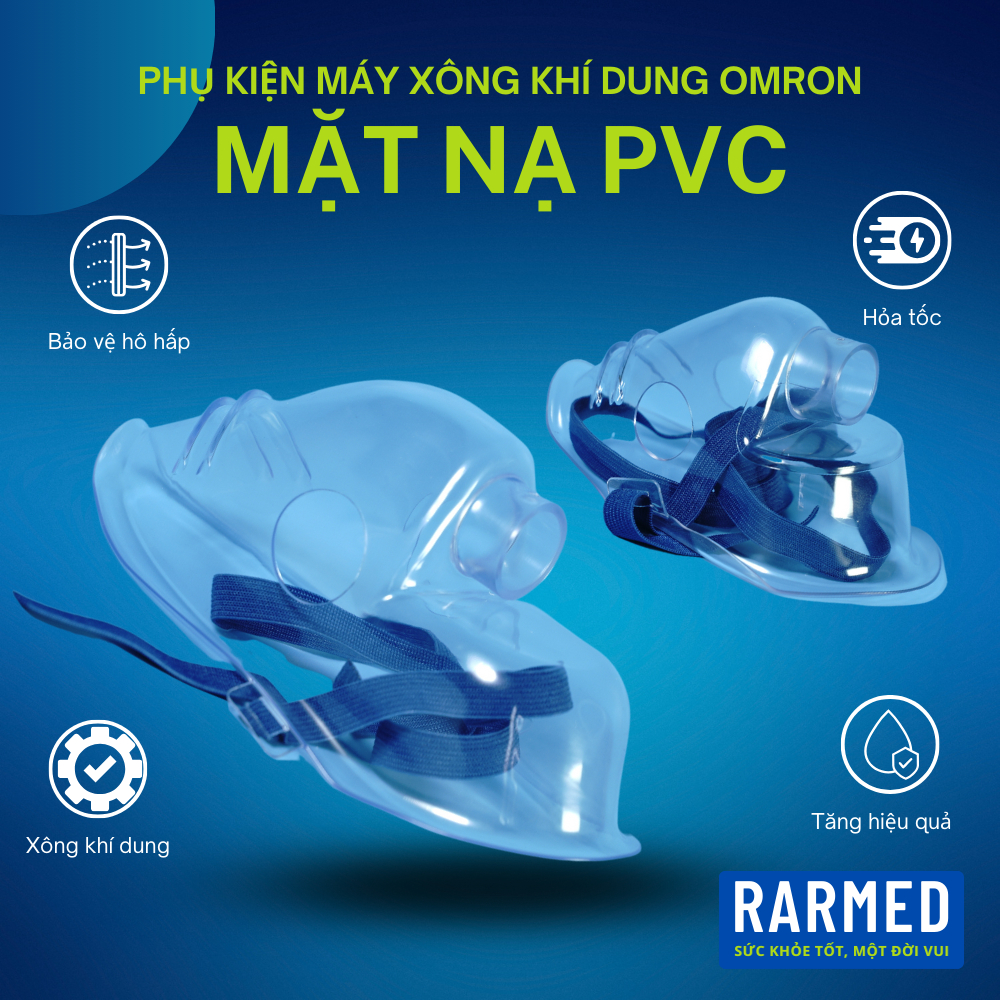 Phụ kiện mặt nạ máy xông khí dung Omron cho Trẻ em / Người lớn PVC