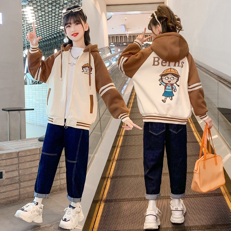 Áo khoác cô gái Berns  thời trang trẻ em BEESHOP D23050