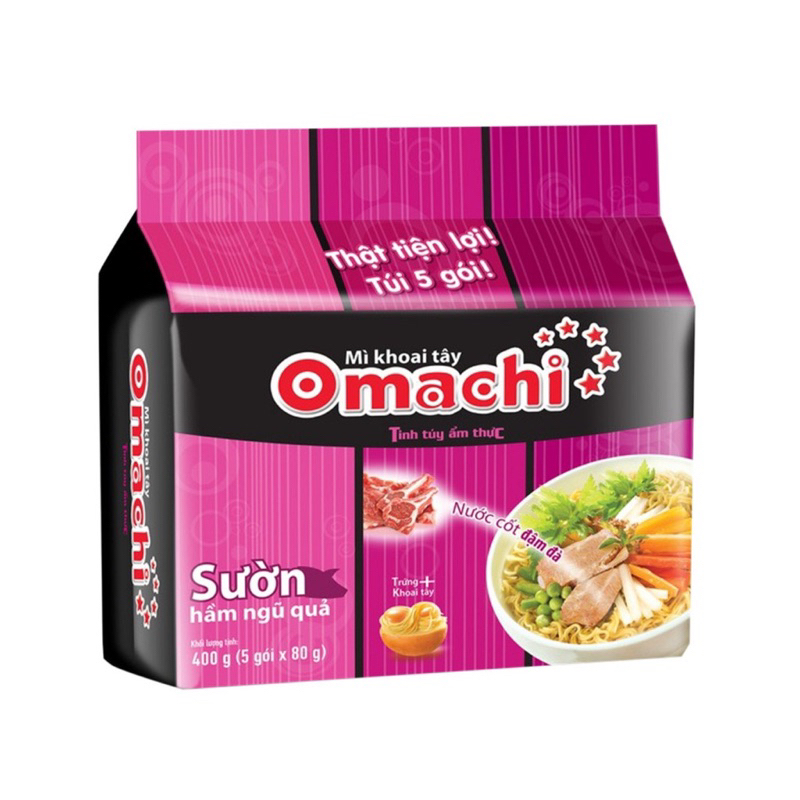 Combo 5 gói mì khoai Tây Omachi 80g Massan