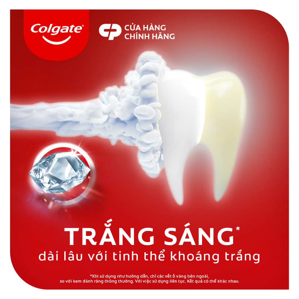 Bộ 4 Kem Đánh Răng Colgate trắng răng Optic White tinh thể khoáng trắng 100g