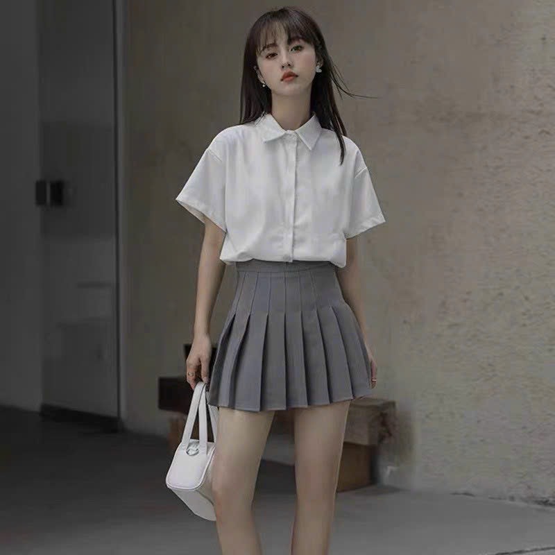 Áo sơ mi nữ cộc tay basic - Retrosyle - Somicoctayuni_P7K2