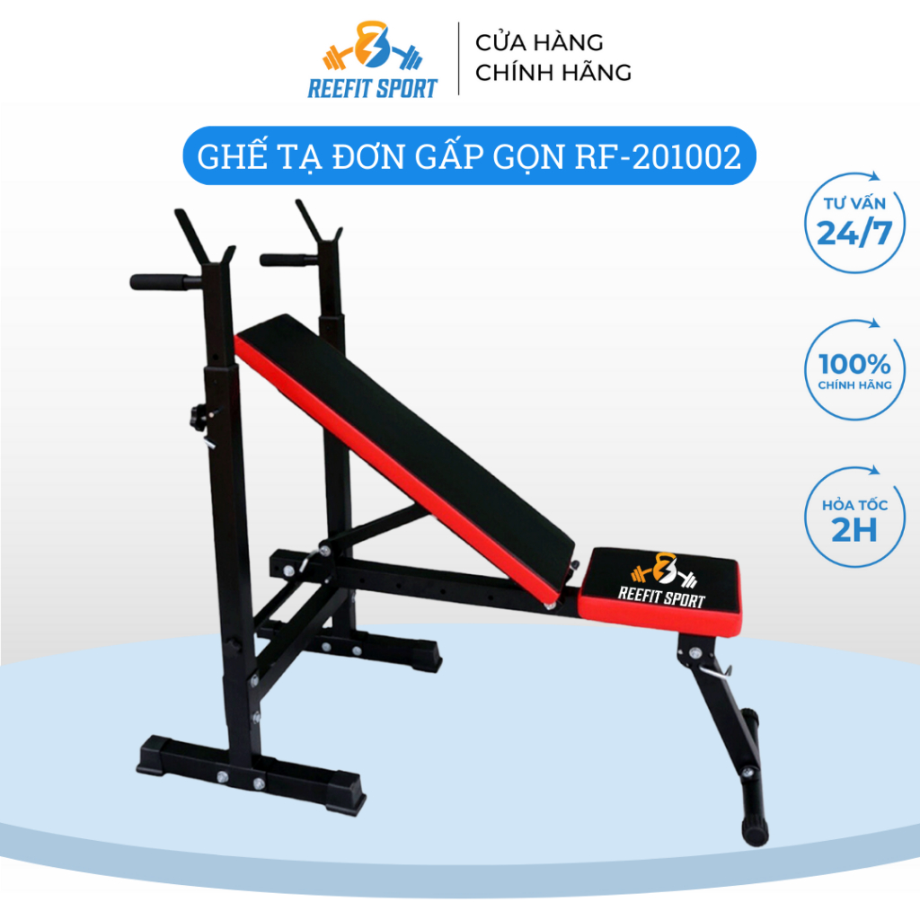 Ghế tập cử tạ đa năng ghế ​gập bụng ghê tập gym đa năng thiết bị thể hình RF-201002