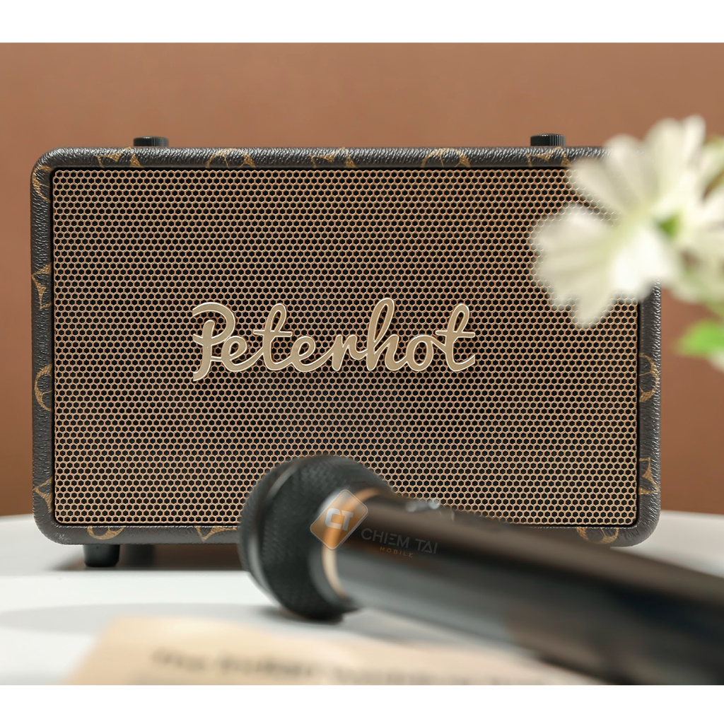 Loa Bluetooth Karaoke Không Dây Peterhot A106W và A108W Tặng 2 Micro Hát Karaoke,Công Suất 56W,Âm Thanh Bass Siêu Đỉnh