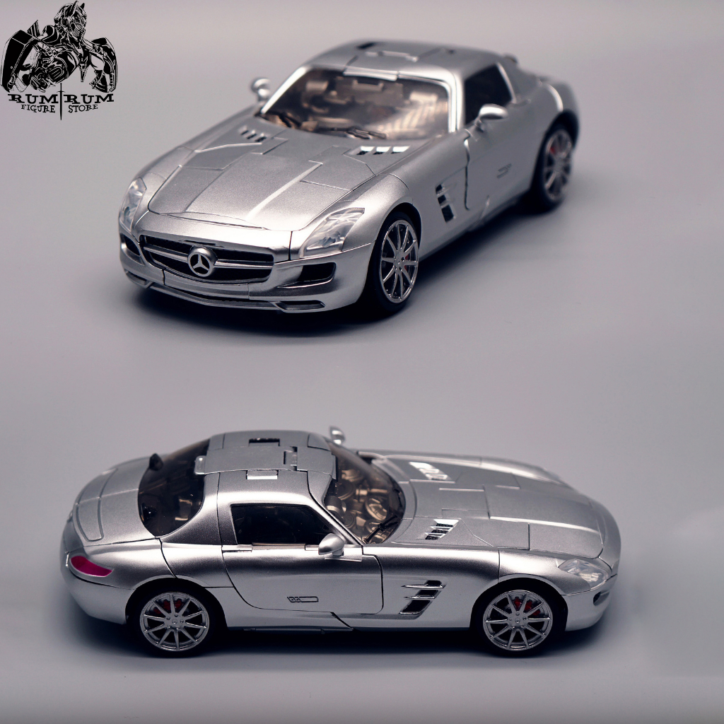 Đồ chơi mô hình lắp ráp Transfomer Soundware Best Toy BT01 ELECTRICWAVE - Mercedes Car - Rum Rum Figure