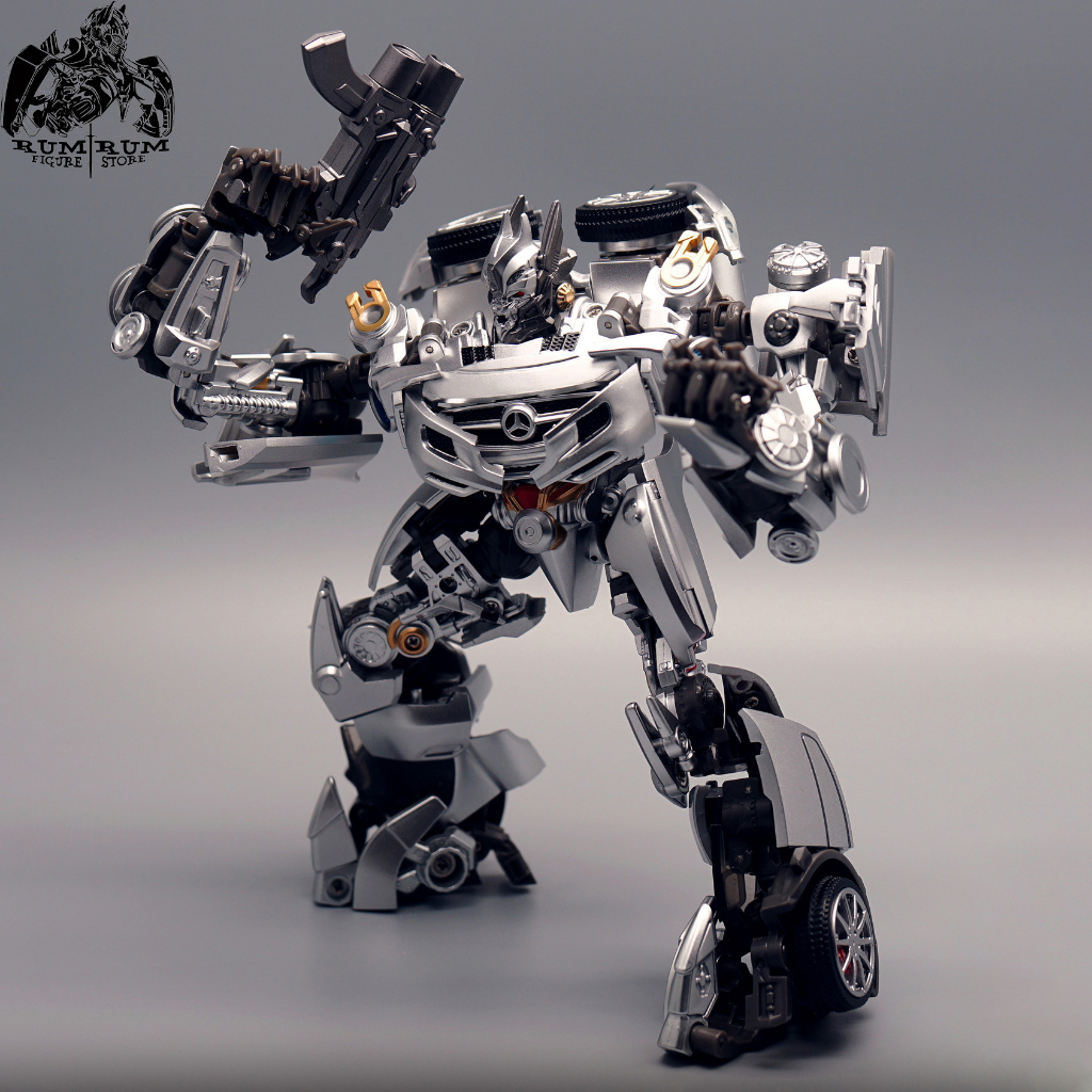 Đồ chơi mô hình lắp ráp Transfomer Soundware Best Toy BT01 ELECTRICWAVE - Mercedes Car - Rum Rum Figure