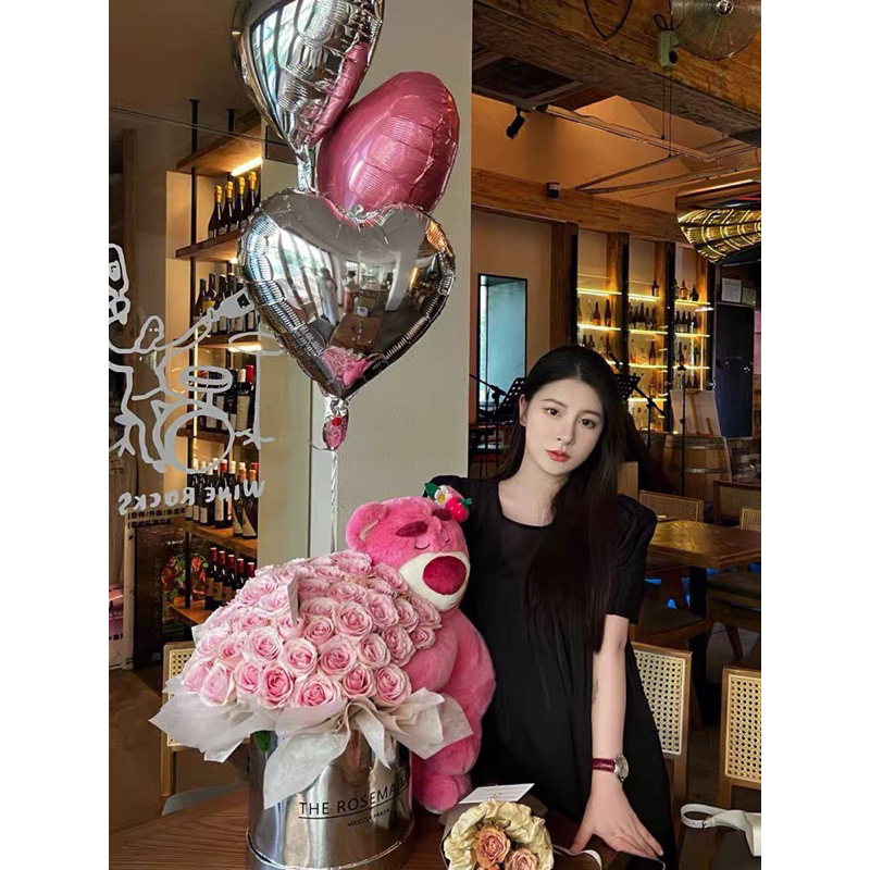 GẤU BÔNG LOTSOS TAI GẤU DÂU NẰM NGỦ