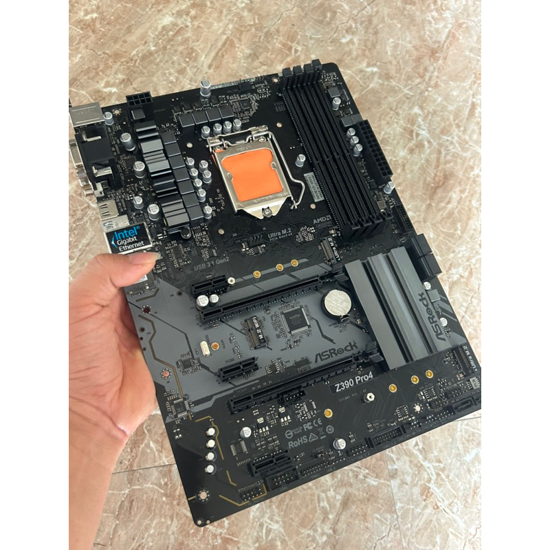 Main Z390 Pro4 Asrock hàng nhập khẩu mơi 99% bao đẹp