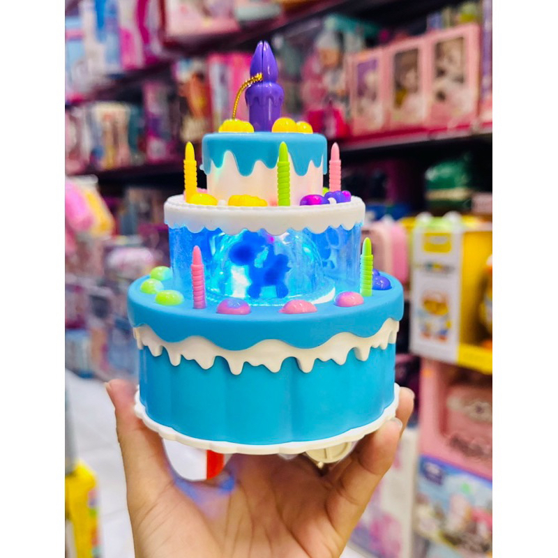 Đèn lồng bể cá xoay có đèn có nhạc siêu dễ thương cho bé, Đồ chơi trung thu