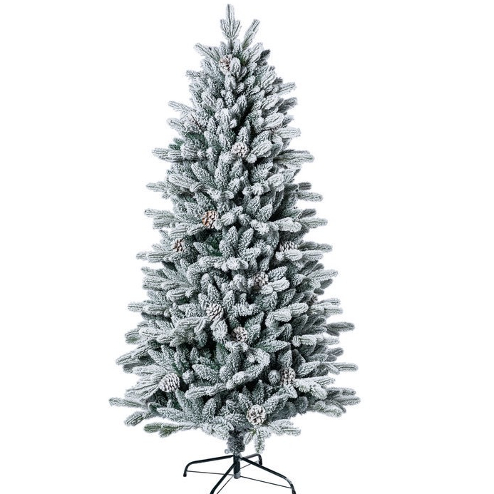 Cây Thông Tuyết C17 CAO 1.8 MÉT Lá PE Cao Cấp loại cây tự động Cây Thông Trang Trí Noel
