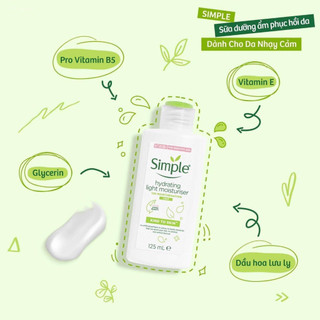 Kem Dưỡng Ẩm Simple Hydrating Light Moisturiser