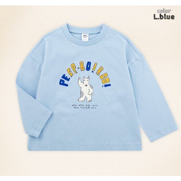 Áo thun cún Peep-bo bé trai Moli. HA4235