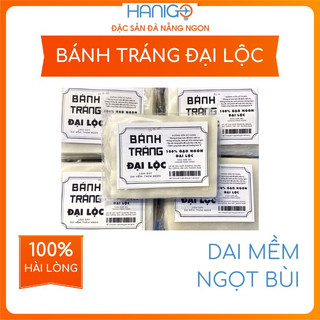 Bánh tráng Đại Lộc loại dày dai bịch 500G (35-40 cái )- Hanigo Food Đặc Sản Đà Nẵng Ngon