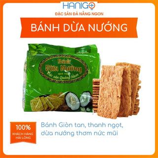 Bánh dừa nướng giòn thơm ngon gói lớn 150g Hanigo Food Đặc sản Đà Nẵng NGON