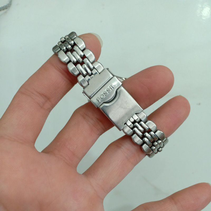 Đồng hồ si nữ hiệu FOSSIL blue mặt xanh