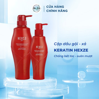 Cặp dầu gội xả Hexze Pro giảm bết tóc, dưỡng tóc mềm mượt
