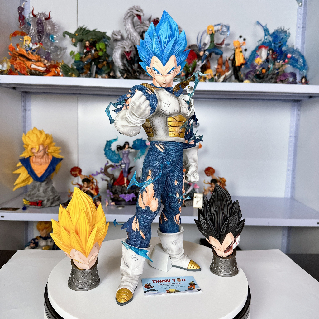 Mô hình Dragonball ,mô hình Vegeta 3 đầu cao 45cm cao cấp Ongchumohinh-MH370
