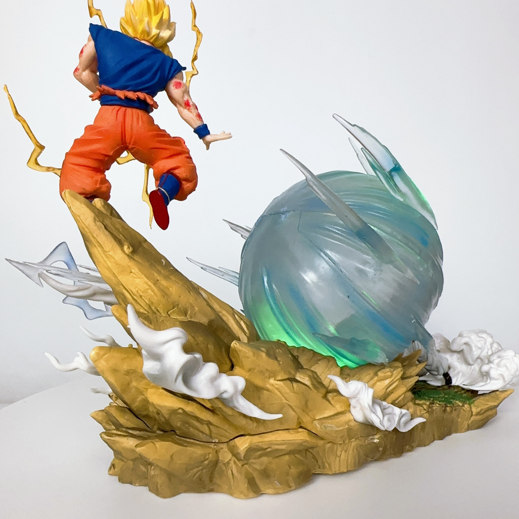 Mô hình Songoku và Kid Buu ,mô hình dragonball goku vs kidbuu mới Ongchumohinh -MH451