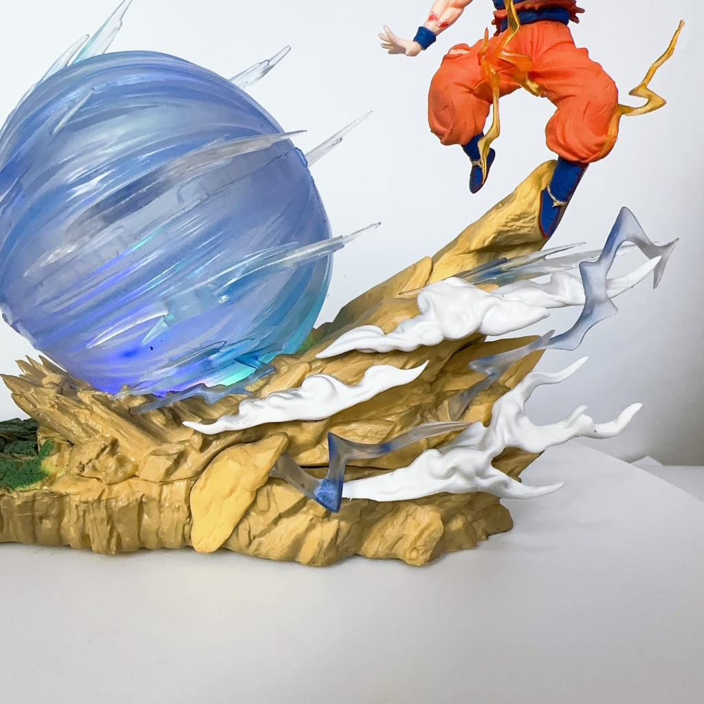 Mô hình Songoku và Kid Buu ,mô hình dragonball goku vs kidbuu mới Ongchumohinh -MH451