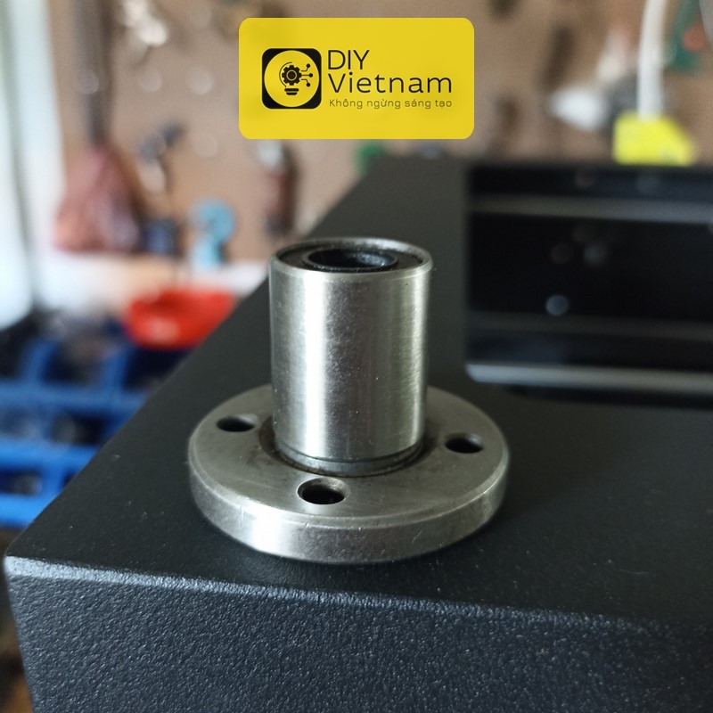 Con trượt tròn, bạc đạn trượt tròn loại ngắn LMF6UU, LMF8UU, LMF10UU, LMF12UU