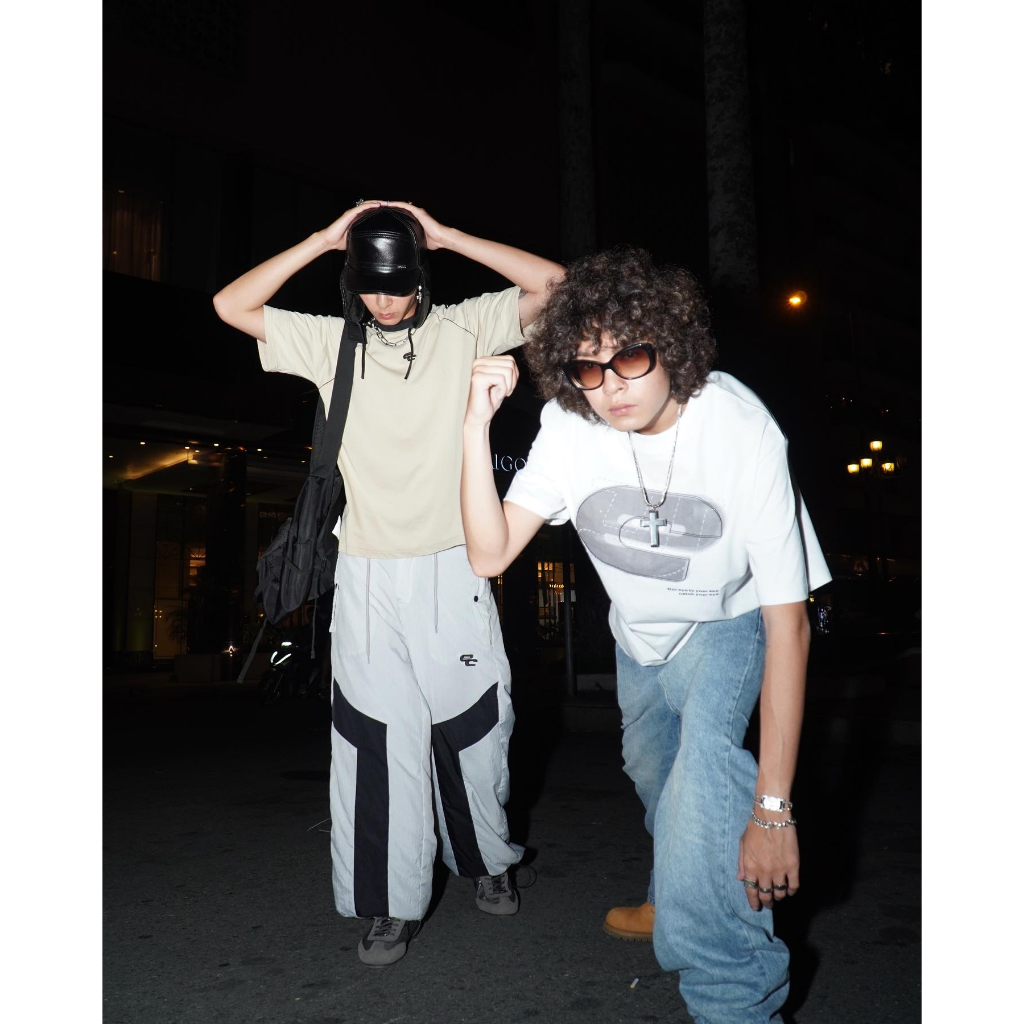 Quần dù EYEC | E LINE PARACHUTE PANTS