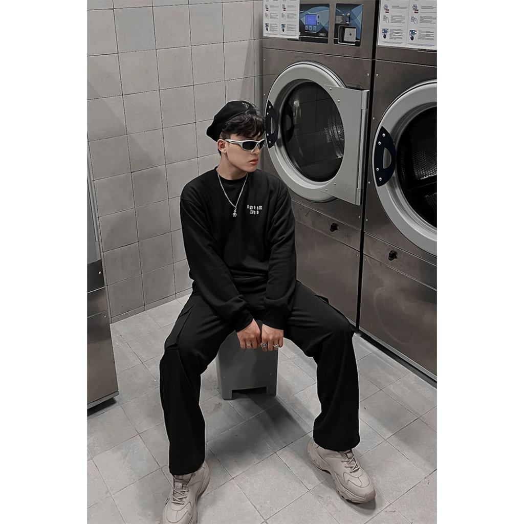 Áo Nỉ BOO Dáng Rộng Vải Nỉ Cào Bông In Graphic Dak OOB