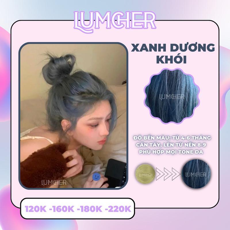 Thuốc Nhuộm Tóc Màu XANH KHÓI Tại Nhà LC39 | Lumcher Mall