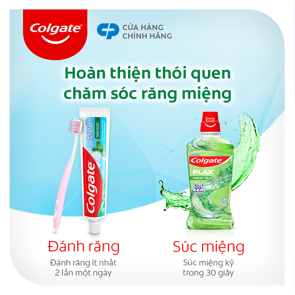 Bộ 3 kem đánh răng Colgate bảo vệ nướu Muối Thảo Dược Herbal Salt 225gx3