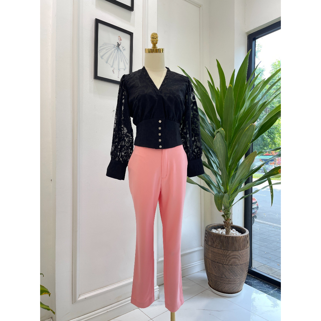 Áo Sơ Mi Công Sở MY WAY Dài Tay Bo Gấu Cao Cấp 1MA0779
