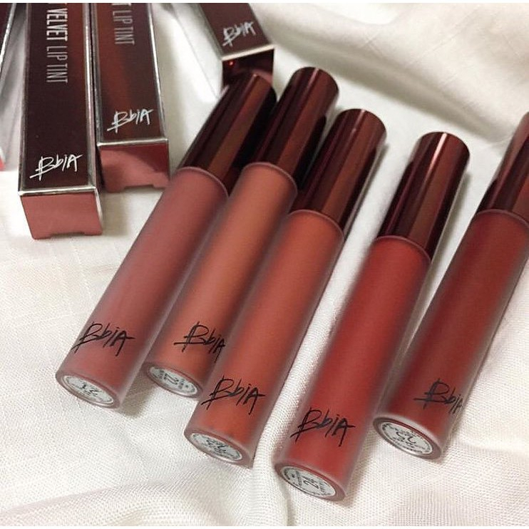Son Kem Lì Bbia Last Velvet Lip Tint Version 5  5g, Son Lì Lâu Trôi Không Bám Dính BBia, Son Tint Lì BBia Saikou
