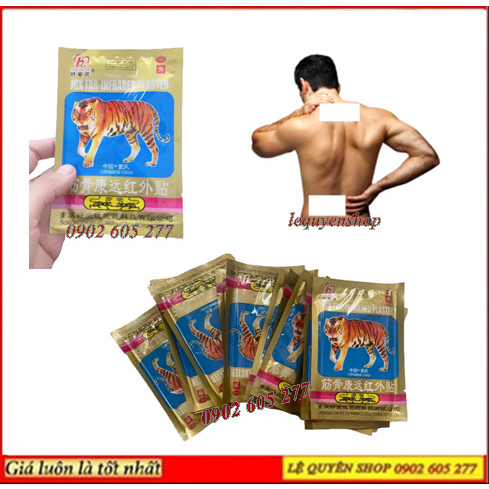 COMBO 10 Gói Cao dán con cọp 7 chữ thái lan