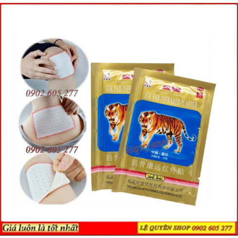 COMBO 10 Gói Cao dán con cọp 7 chữ thái lan