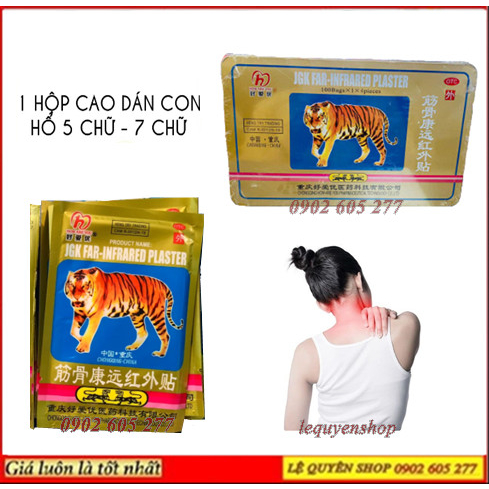 COMBO 10 Gói Cao dán con cọp 7 chữ thái lan