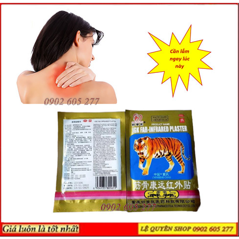 COMBO 10 Gói Cao dán con cọp 7 chữ thái lan