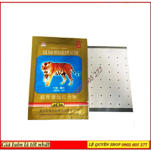 COMBO 10 Gói Cao dán con cọp 7 chữ thái lan