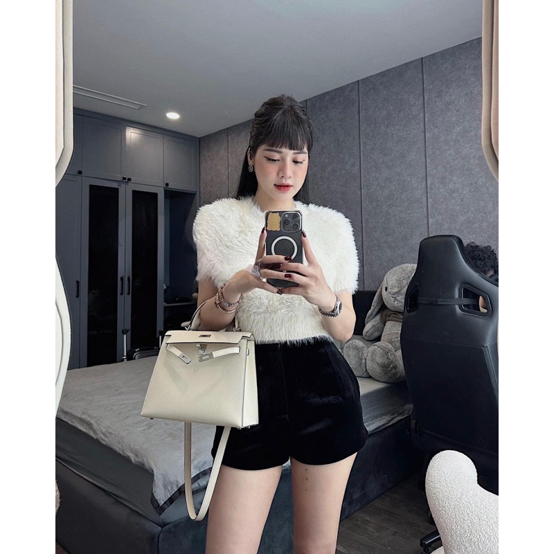 Áo Len Lông Kem Xinh QC