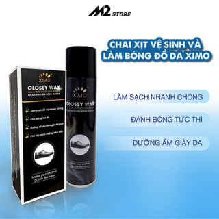 Chai xịt sạch và làm bóng giày đồ da, túi ví, áo, ghế da giúp vệ sinh, dưỡng ẩm chống mốc XIMO XI21