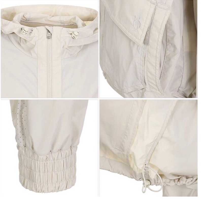 Áo golf nữ thu đông/ Áo gió nữ có mũ/ Áo gió thể thao nữ